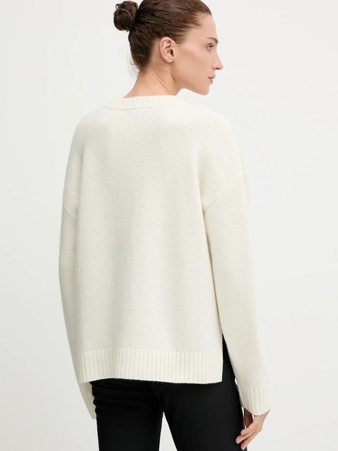 Helly Hansen sweter z dodatkiem wełny BLISS kolor beżowy ciepły 54604