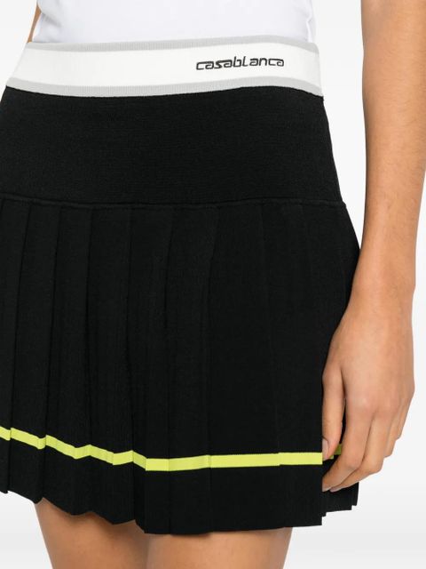 Casablanca pleated short skirt - Black