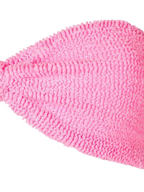 Hunza G Jean crinkle bikini set - Pink