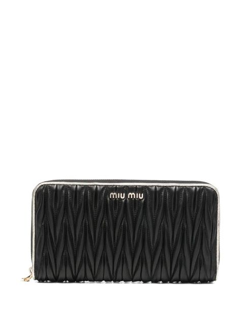 Miu Miu logo-plaque wallet - Black - zdjęcie produktu nr 2