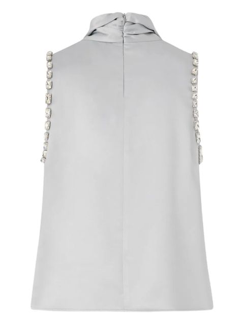 PINKO tie-detail top - Grey - zdjęcie produktu nr 2