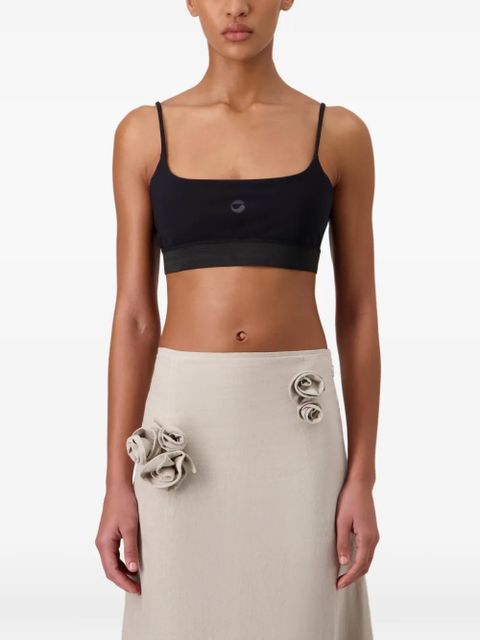 Coperni slim-strap cycling bra - Black