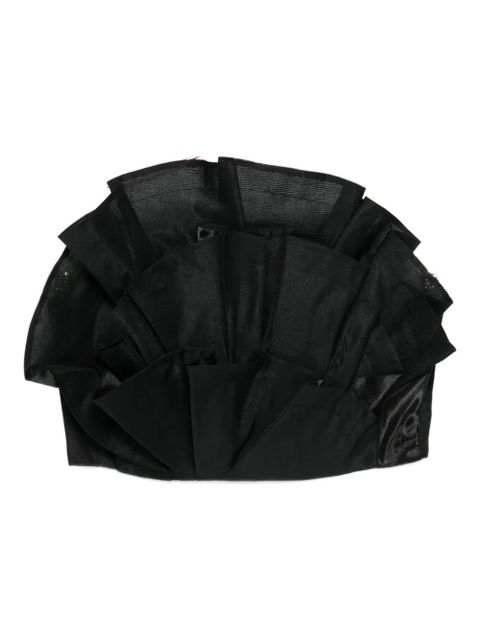 Aje Selestia ruffled top - Black - zdjęcie produktu nr 2