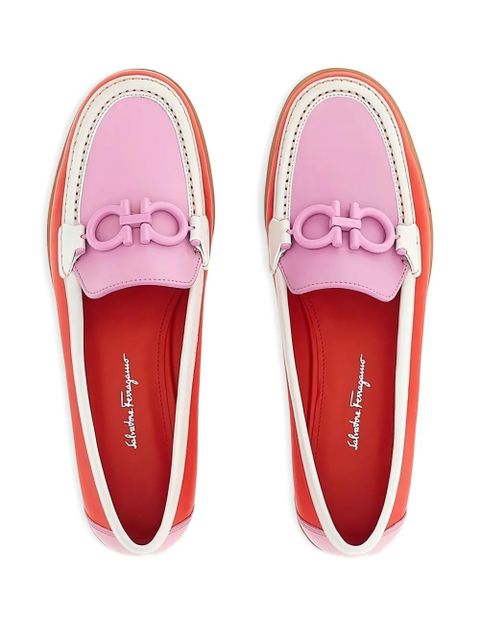 Ferragamo leather loafers - Pink