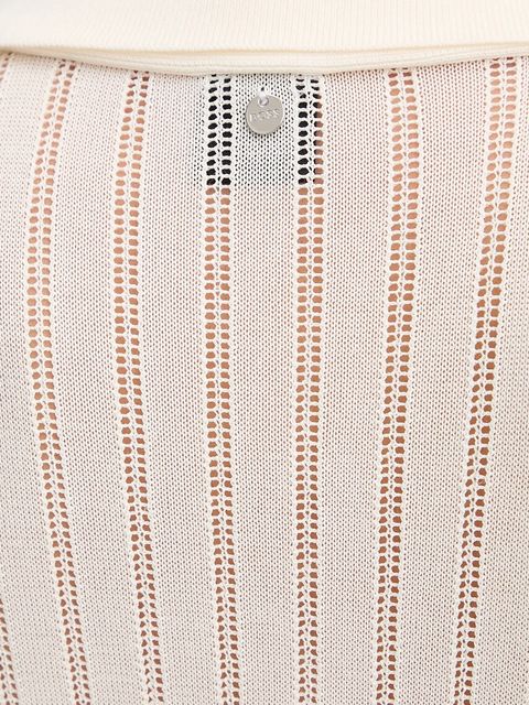 BOSS Orange sweter damski kolor beżowy lekki 50535494