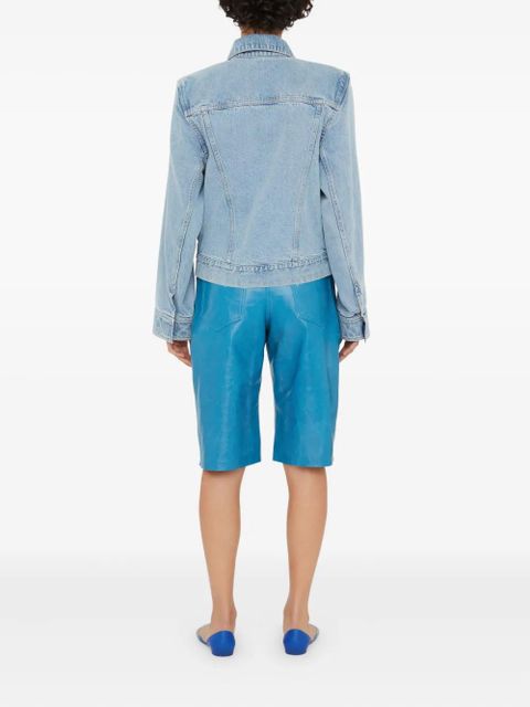 Christopher Esber Corsage denim jacket - Blue