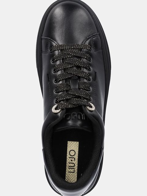 Liu Jo sneakersy skórzane SELMA 16 damskie kolor czarny BF5039PX53222222