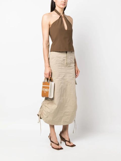 FENDI mini Sunshine tote bag - Brown - zdjęcie produktu nr 2