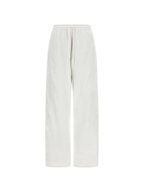 Balenciaga Cursive reversible track pants - White