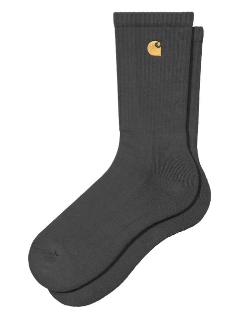 Carhartt WIP embroidered ribbed chase socks - Grey - zdjęcie produktu nr 1