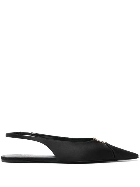 Saint Laurent Babylone slingback pumps - Black - zdjęcie produktu nr 1