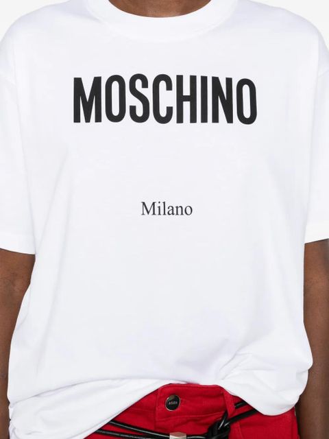 Moschino logo-detail T-shirt - White