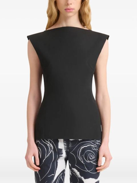 Marni structured sculptural top - Black - zdjęcie produktu nr 2