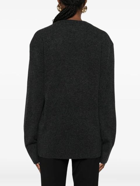 TOTEME V-neck cashmere sweater - Black