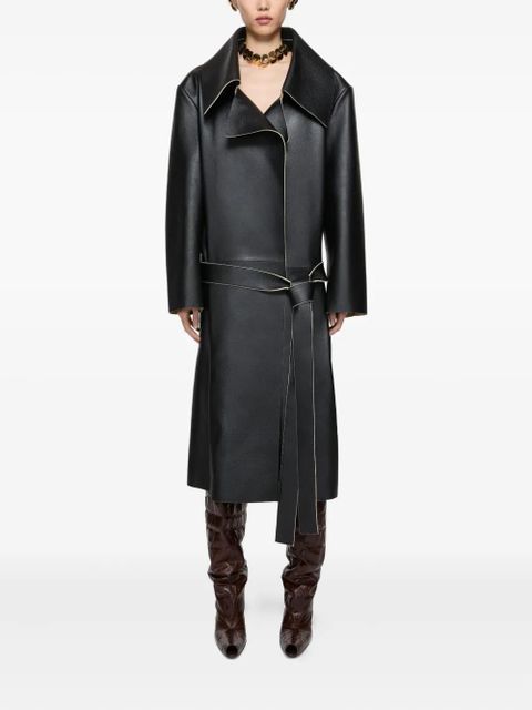 Acne Studios leather coat - Black
