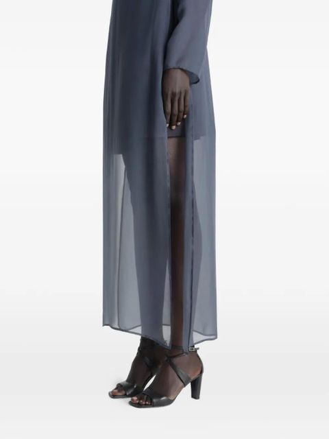 LEMAIRE ankle strap cross sandals - Black