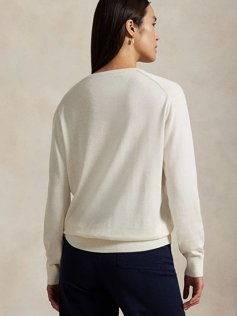 Polo Ralph Lauren sweter bawełniany damski kolor beżowy lekki 211972105