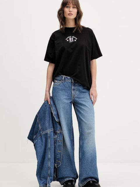Guess Jeans t-shirt bawełniany - zdjęcie produktu nr 1