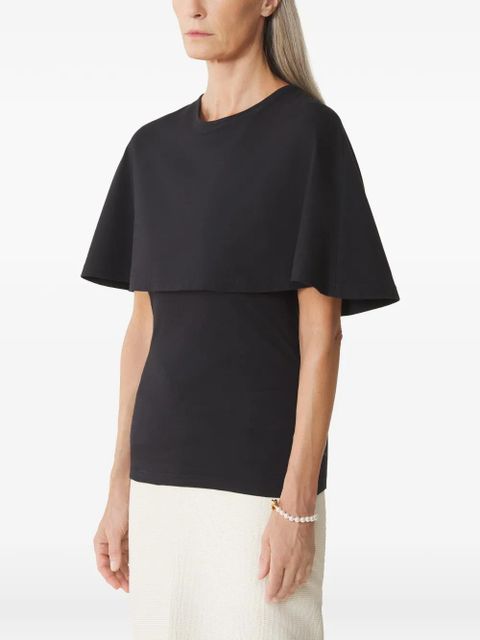 Lanvin layered-detail T-shirt - Black