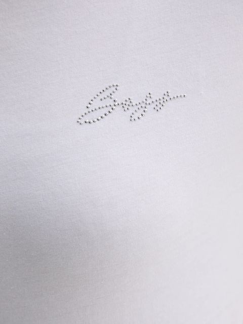 BOSS Orange t-shirt bawełniany damski kolor biały 50549184