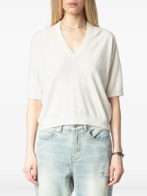 Zadig&Voltaire Wully top - Neutrals