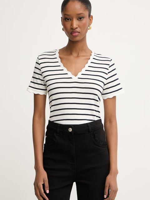 Morgan T-shirt damski bawełniany - zdjęcie produktu nr 2