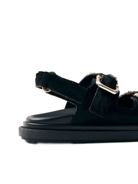 ALOHAS Harper double-buckle sandals - Black