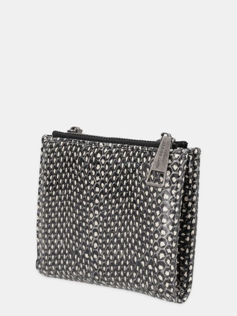 Kurt Geiger London portfel skórzany MINI PURSE KENSINGTON damski kolor czarny 4198701189 - zdjęcie produktu nr 2