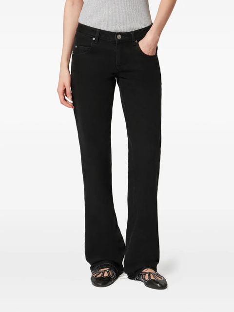ISABEL MARANT Denala flared jeans - Black