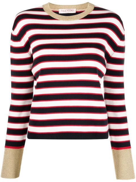 Valentino Garavani lurex sweater - White - zdjęcie produktu nr 1