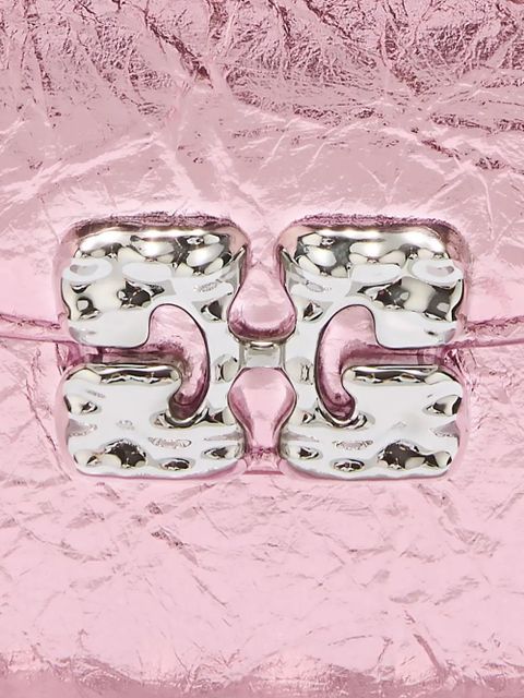 GANNI chain shoulder bag - Pink