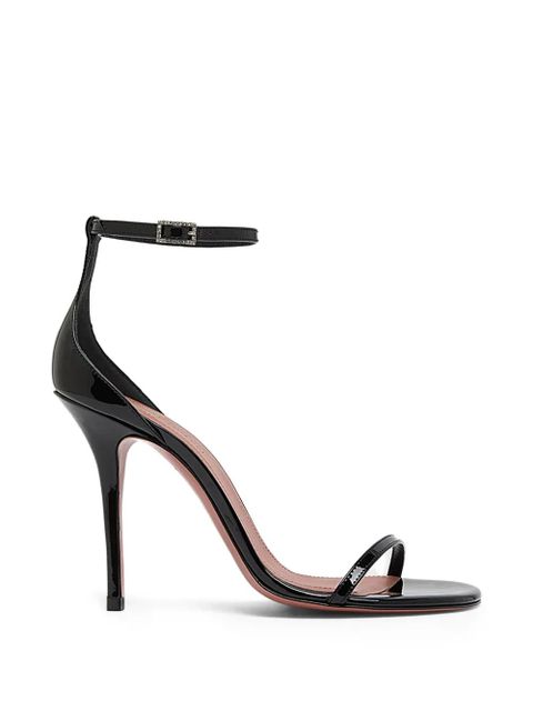 Amina Muaddi Barbara crystal-embellished heeled sandals - Black - zdjęcie produktu nr 1