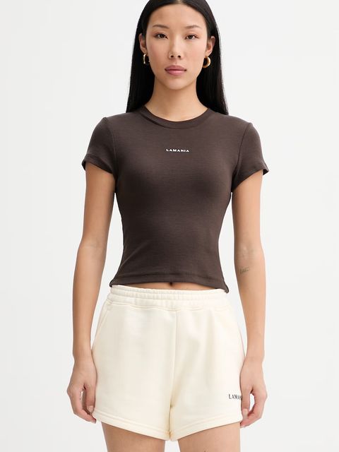 La Mania T-shirt damski z wiskozą MIKA - zdjęcie produktu nr 1