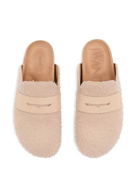 JW Anderson Felt mules - Neutrals