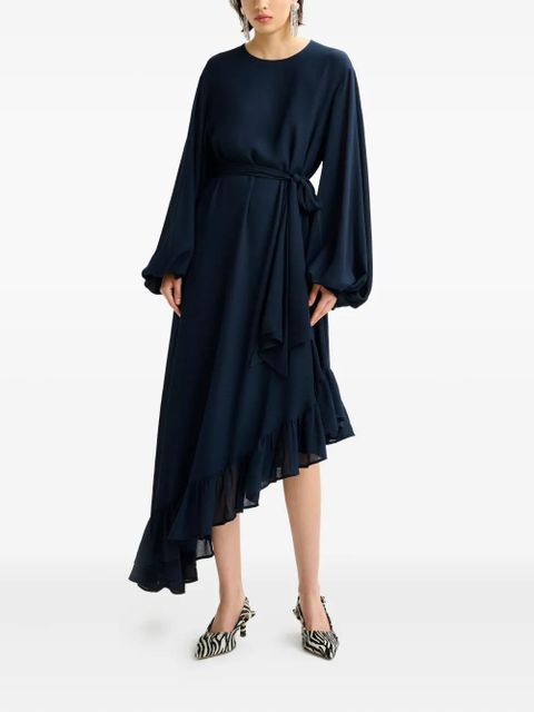 Essentiel Antwerp ruffle asymmetrical dress - Blue - zdjęcie produktu nr 2