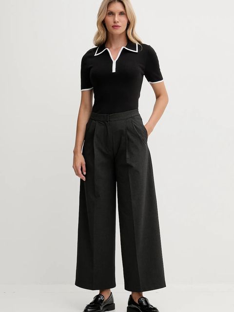 Calvin Klein Jeans polo damski kolor czarny LV044D304G - zdjęcie produktu nr 2