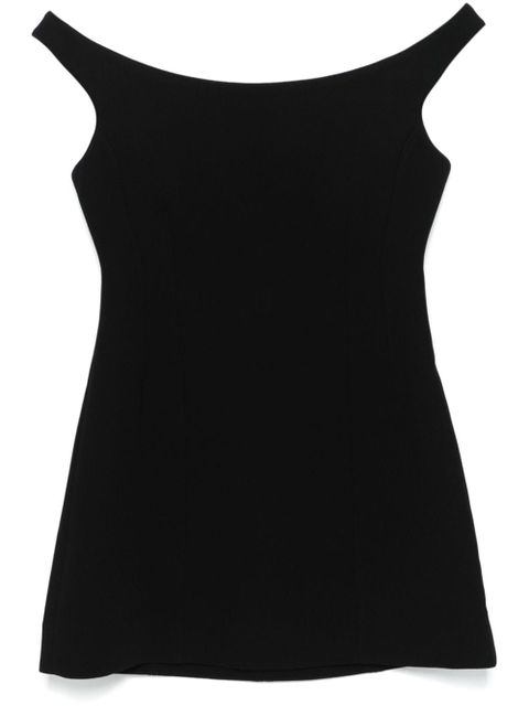 TOTEME curved off-shoulder top - Black - zdjęcie produktu nr 1