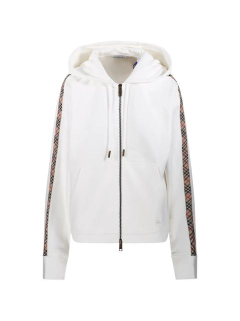 Burberry check zip hoodie - White - zdjęcie produktu nr 1