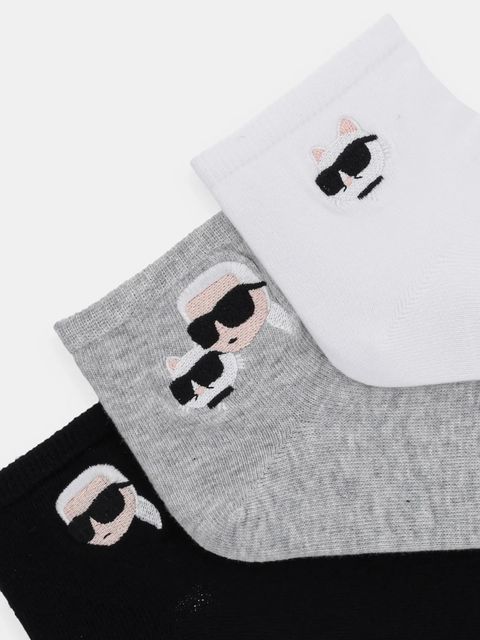 Karl Lagerfeld skarpetki kolor szary A1M47101 - zdjęcie produktu nr 2