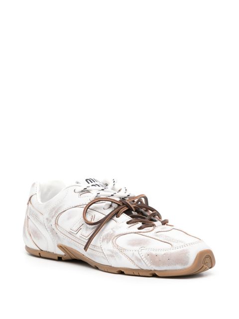 Miu Miu x New Balance 530 SL leather sneakers - White