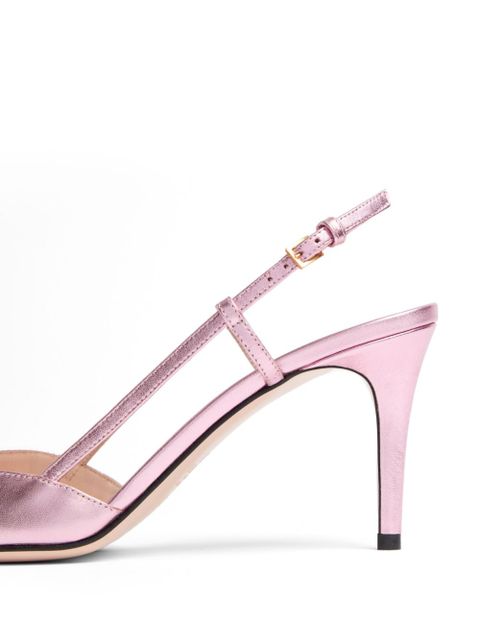 Valentino Garavani 80mm VLogo Signature slingback pumps - Pink