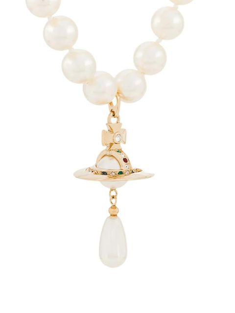 Vivienne Westwood layered pearl necklace - White