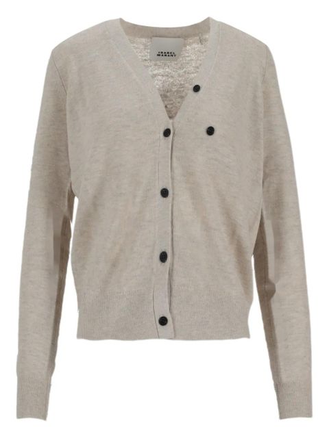 ISABEL MARANT Carline buttoned cardigan - Neutrals - zdjęcie produktu nr 1
