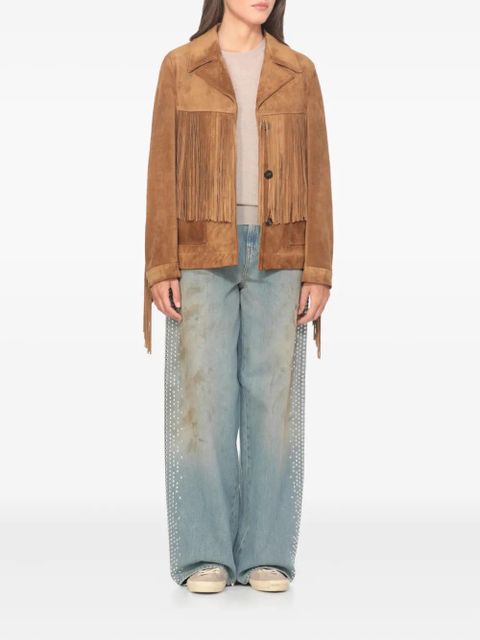 Golden Goose side-stud embellished jeans - Blue - zdjęcie produktu nr 2