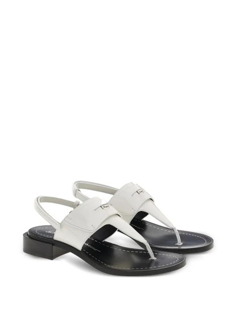 Ferragamo Nya leather ankle-strap sandals - White - zdjęcie produktu nr 2