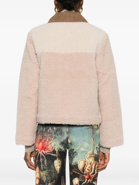 Barbour corduroy-collar jacket - Neutrals