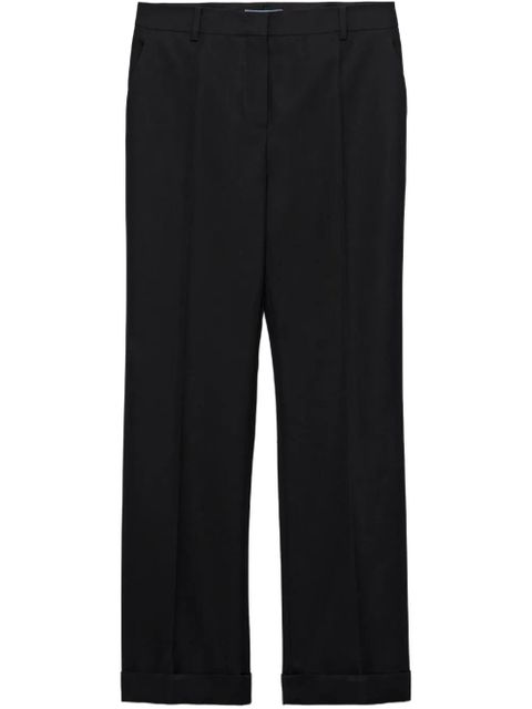 Prada gabardine trousers - Black - zdjęcie produktu nr 1