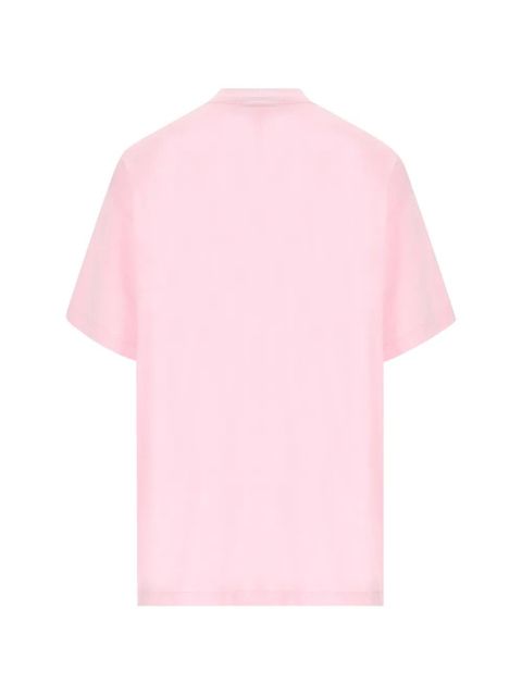 Gucci cotton jersey and silk t-shirt - Pink - zdjęcie produktu nr 2