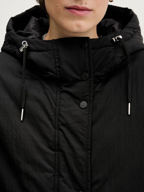 Sisley parka kolor czarny zimowa 2IRZLN063