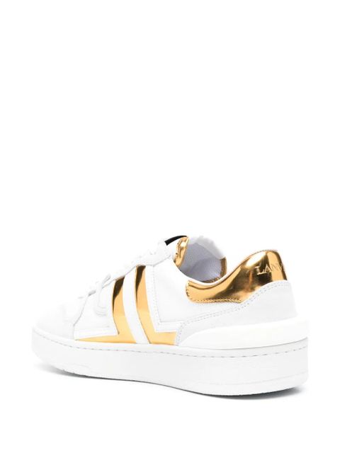 Lanvin Clay leather sneakers - White